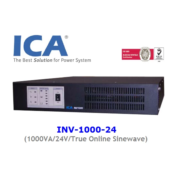 SINEWAVE INVERTER ICA 1000VA (24V)