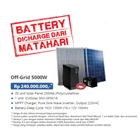 OFF-GRID PACKAGE 5000W (Panel Inverter solar power and SMART?) 1