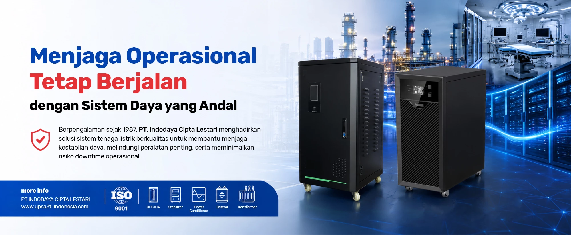 Menjaga Operasional Tetap berjalan dengan sistem daya yang andal