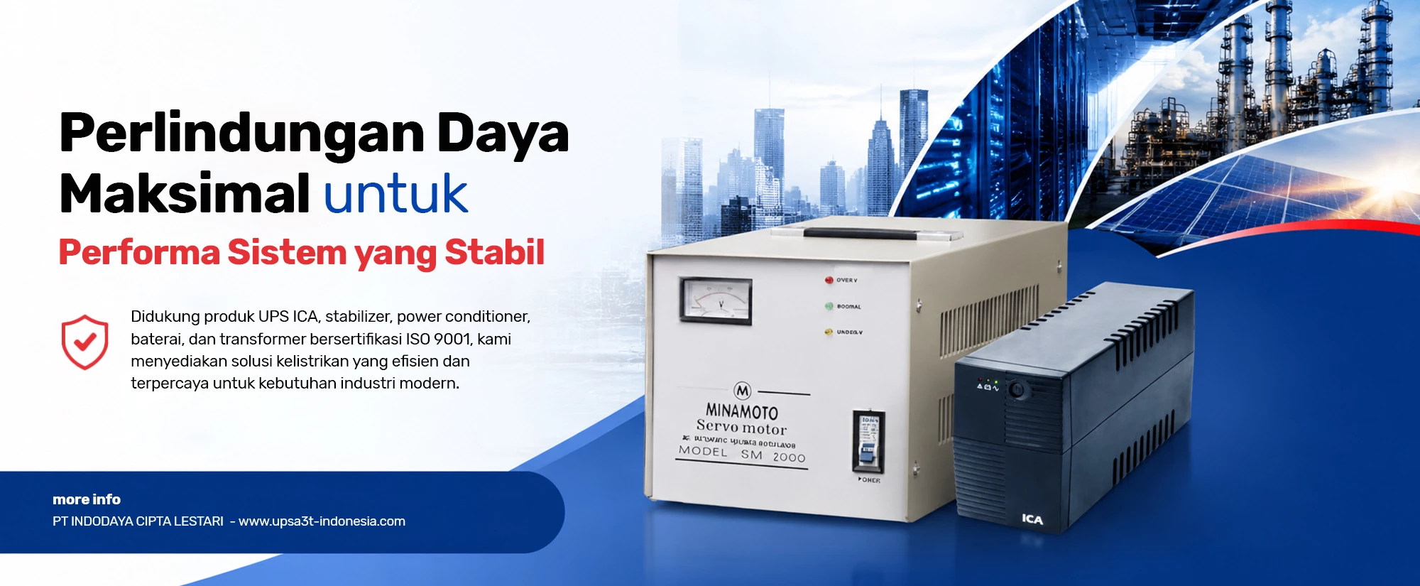 Perlindungan Daya Maksimal untuk performa sistem yang stabil